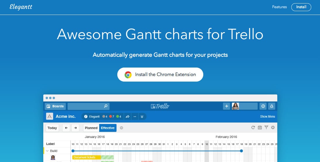 Elegantt for Trello