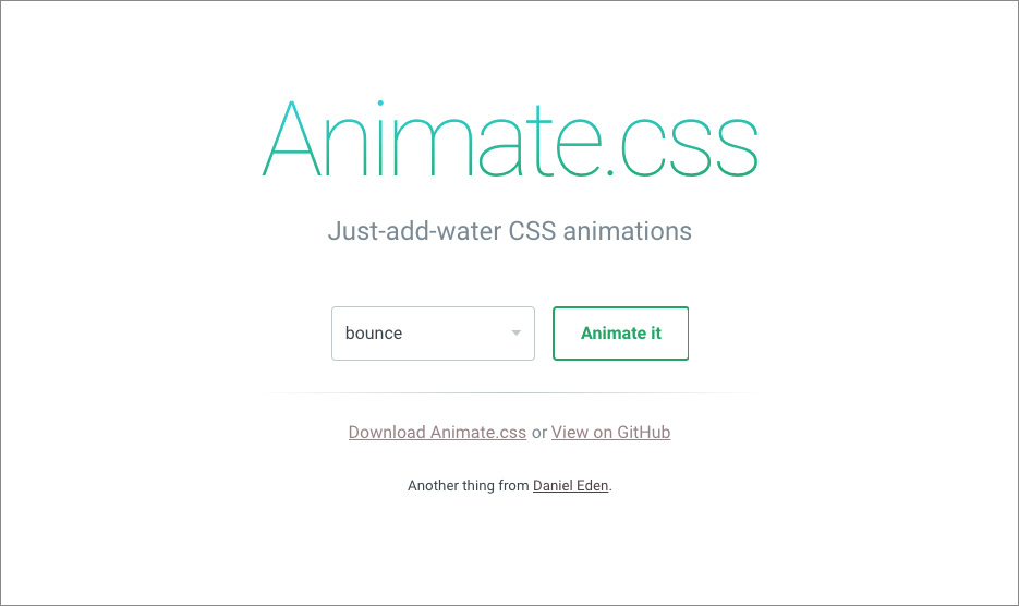 Animate.css公式サイト